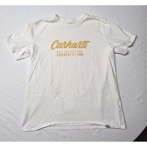 Carhartt White Graphic T-shirt Size Large